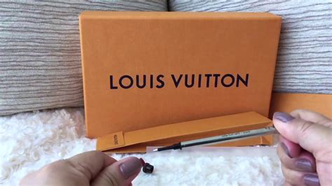 louis vuitton ballpoint pen refills|louis vuitton ball pen.